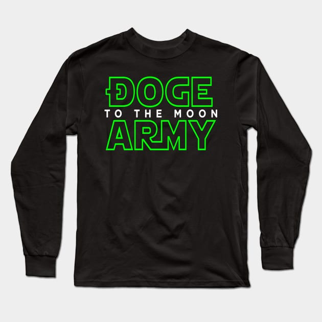 Doge Army Doge Wars Long Sleeve T-Shirt by DogeArmy